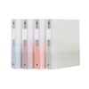 Oxford Flexible Binders, Binders for School and Office, Strong Flexible Poly, 4 Wave Pockets, Translucent Covers, Holds up to 350 Sheets, 1.5 inch Binder, 4 Assorted Boho Colors, 4-Pack (1009730)