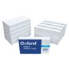 Oxford Ruled Index Cards, 3" x 5", White, 1,000 Cards, 10 Packs of 100 (98833)