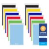 Oxford Steno Pads, 12 Pack, Primary Covers, 6 x 9 Inches, 160 Pages, 80 Sheets, Top Spiral Notebook, Gregg Ruled White Paper, Compact Writing Pad Set for Notetaking, Proudly Made in the USA