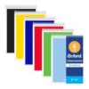 Oxford Steno Pads, 6 Pack, Primary Covers, 6 x 9 Inches, 160 Pages, 80 Sheets, Top Spiral Notebook, Gregg Ruled White Paper, Compact Writing Pad Set for Notetaking, Proudly Made in the USA