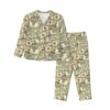 OXJOIIS 2 Piece Pajamas Set Womens Dollar Shirt and Pants