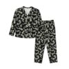 OXJOIIS Two Piece PJ Set Womens Dollar Top and Jogger Pants