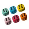 Oxxggkao 6Pcs Foam Dices Colorful Learning Educational Toy Teaching Tool for Stress Relief 6 Sided Large Soft Dots Dices Foam Dots Educational Toy