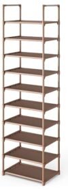 OYREL Shoe Rack, Sturdy Metal Shoe Rack Organizer,Narrow Shoe Rack,Shoe Racks for Closets,Shoes Rack,Shoe Stand,Shoe Shelf