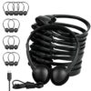 OYSLKJ Classroom Headphones Bulk 20 Pack, Wired USB C On Ear, Black