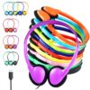 OYSLKJ USB C Kids Headphones 20 Pack, On Ear for School, Mixed Colors