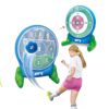 P1 Multizone Sports Tower: Soccer & Baseball Two-Sided Inflatable Games - Backyard Baseball Game and Outdoor Soccer Set for Kids - Inflatable Target for Dual Use - Balls and Pump Included, Ages 5+