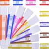 Pack of 400 Money Bands for Cash,Money Straps Money Wrappers for Bills to Organize Cash - Self-Adhesive Money Straps, 8 Colors