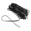 PACKOVE Black Pu Braided Cord for Bracelet and Necklace Jewelry Making, Sturdy Faux Leather String with Adjustable Length, Easy to Work, for DIY Crafts and Beading Projects, 5m
