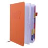 PACKOVE Daily Planner Notebook with Weekly and Monthly Agenda Calendar, Portable Pu Cover and Flexible Note Taking for Office and School Use