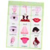 PACKOVE Educational Poster Wall Chart for Made of Sturdy Pp Gum Material Preschool Learning Tool for Classroom or Home Early Childhood Education