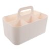PACKOVE Multi-functional Desktop Organizer with Divided Sections and Handle, Plastic Storage Caddy for Makeup, Stationery, and Cleaning Supplies, for Study Area and Workspace