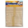 Pacon Creativity Street Jumbo Craft Sticks, Natural, 6" x 0.75", 100 Pieces/Pack, Case of 24 Packs, 2400 Craft Sticks Total