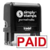 Paid Stamp, Self-Inking Office Payment Stamp (Large, Paid)
