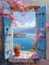 Painted Seascape Jigsaw Puzzle - 70 Piece Adult Puzzle with Stunning Artwork - for Lasting Fun and Display - Challenging Brain Exercise, for Puzzle Lovers - 8x6Inch