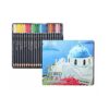 Painting Colouring Brushes 24 Colours Oil Based Colour Pencils Set Black Rod Art Supplies Tools