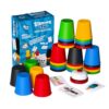 Pairez Toys Quick Stacking Cups Game for Kids - Classic Matching Speed Cup With 24 Cards & 30 Cups - Parent-Child Interactive Family Game for Party or Travel