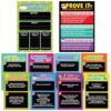 Pajean 10 Pcs Colorful Reading and Writing Posters 11 x 16 Inch Evidence Based Reading and Writing Bulletin Board Set ELA Posters Decor for Middle High School Teaching Aid Helpers Supplies