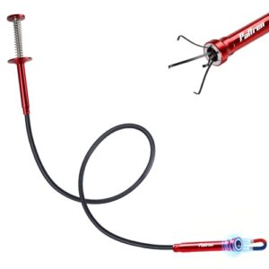 Paltren Magnetic Pickup Tool, 4-Claw Reacher Grabber for Engine Bay, 24"