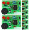 PAMINGONO 8 Sets Soldering Practice Kit for Beginners with PCB Sheet and DIY Learning Experience, Electronic Soldering Training Board for Teams and Educational Projects