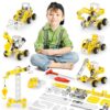 PANPAPA Erector Sets for Kids Ages 8-12,6 Nano Engineering Toys for Kids 5-7,Metal Building Construction Model kit,DIY STEM Building Blocks Gift for Boys & Girls(273pcs)