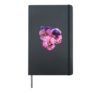 Pansiy Flowers Gardening Pansy Lover Hardcover Journal, Black