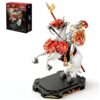 PANTASY Knight Construction Set 31 cm Medieval Collector's Model with Armored Battle Cross and Movable Joints Collector's Set for Adults