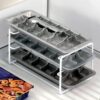 Pantry and Freezer Organizer Rack – Holds 6 Boxes, 9 1/2" x 5" x 8"