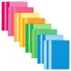 PAPERAGE 16-Pack Composition Notebook Journals, 60 Pages, 8 Color Covers with College Ruled Lined Paper, (Bright), 5.75 in x 8 in – Small Notebooks for Kids, Travel, School, Office or School Supplies