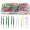 Paper Clips 100 Pcs 2 Inch Large Colorful Paperclips for Office School