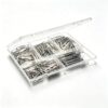 Paper Clips Assorted Sizes, Cute Silver Paper Clip for Office Supplies,Small Medium Large Jumbo, Heavy Duty, Ideal for Bookmark- Pack of 350