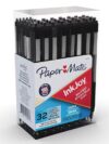 Paper Mate Ballpoint 300RT Pens, 1.0mm Medium Point, Black Ink, 32 ct