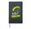 Paraglider Mountain Paraglding Hardcover Journal, Black