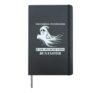Paranormal Investigator Ghost Hunting Run Faster Humor Hardcover Journal, Black
