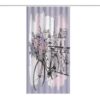 Paris Bicycle Flowers Eiffel Tower Shower Curtain