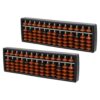 Parliky 2pcs -Column Chinese Abacus for School Students with Plastic Construction and Color-Coded Beads, Enhances Counting Accuracy and Supports Creative Number Play in Classroom