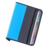 Parliky Multi-Layer Expanding File Folder Waterproof Pp Document Organizer A4 with 13 Pockets and Double Zipper Design Random Color for Daily Archiving and Student Use