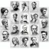 PARTH iMPEX 18Pcs Great Scientist Motivational Inspirational Posters for Classroom - Science Wall Art Aesthetic Pictures Collage for Office Lab Library Study Room Decor - Unframed 8 x 10 Prints