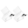 PartyKindom 2pcs Acrylic Donation Box with Lock and Key, Easy to Disassemble Suggestion and Ballot Box for Offices and Classrooms, Fine Workmanship Card Storage Organizer