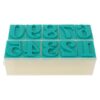 PartyKindom Number Code Stamp Ergonomic Grip Design Event Tracking Card Making Plastic Craft Number Stamp for Teachers Flexible Usage for Crafting Educational Purposes