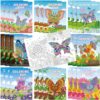 Pasimy 24 Pcs Butterfly Coloring Books Bulk -DIY Activity Books Party Favors for Adults Boys Girls Birthday Party Gifts Baby Shower Gooides Bag Fillers Supplies