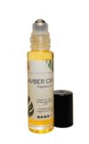 Patchouli & Sandalwood Fragrance Oil - Unisex Roll-On, Earthy Pachouli, Powdery Sandlwood, Light Musk, Cruelty & Alcohol Free, 0.33 oz. (Amber Cream)