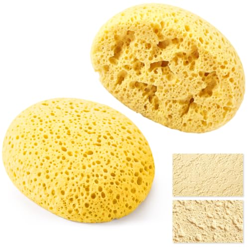 Patelai 2 Pcs Knockdown Texture Sponges, Orange Peel Texture Sponge DIY Wall Painting Patch Sponge Heavy Duty Contractor Match Tool for Wall Drywall Ceiling Patch/Repair/Home Decor (11 * 9 * 5cm)