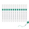 PATIKIL 12pcs Acrylic Paint Markers, 3.5mm Acrylic Marker Paint Pens Fine Tip for Coloring Books Stone Rock Painting Canvas Egg Paper Wood Glass Ceramic DIY, Dark Green