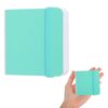 PATIKIL 3.2"x3.2" Mini Watercolor Book, 30 Pages Mini Sketchbook Portable Water Color Journal Tiny Sketch Pad for Painting Acrylic Marker Travel Art Supplies, Smooth Surface Bright Green