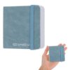 PATIKIL 3.2"x3.2" Mini Watercolor Book, 30 Pages Mini Sketchbook Portable Water Color Journal Tiny Sketch Pad for Painting Acrylic Marker Travel Art Supplies, Crinkle Surface Blue