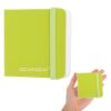 PATIKIL 3.2"x3.2" Mini Watercolor Book, 30 Pages Mini Sketchbook Portable Water Color Journal Tiny Sketch Pad for Painting Acrylic Marker Travel Art Supplies, Linen Surface Light Green