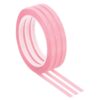 PATIKIL 3 Pack Whiteboard Tape, 7mm 1/4" Width Art Tape Dry Erase Board Pinstripe Thin Tape for Graphic Chart Grid Drafting Electrical Marking, Pink