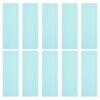 PATIKIL Guided Reading Strips, 10pcs Tracking Highlight Colored Overlay Bookmark Reduce Visual Stress Teaching Supplies with Line for Classroom, Light Blue