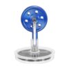 PATIKIL Low Temperature Stirling Engine, Heat Engine Model Steam Motor Metal Education Physics Science Demonstration Toy for Desktop Gift Friends, Navy Blue